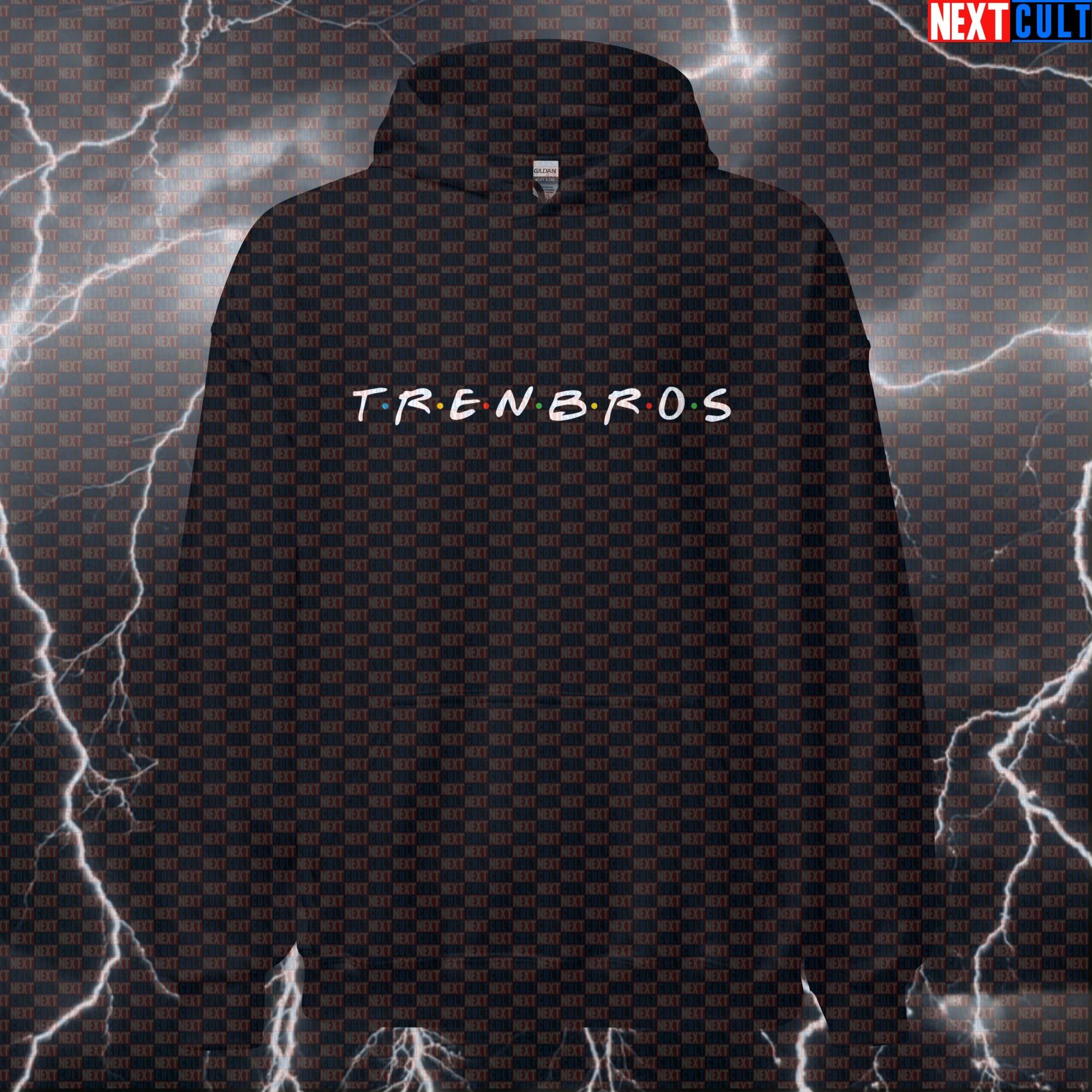 Trenbros Funny Gym Meme Hoodie | Enhanced Lifter Hooded Sweatshirt | Bodybuilding Workout Pullover Hoodies Bodybuilding Fitness Gym Pump Cover Steroids TV Workout Next Cult Brand