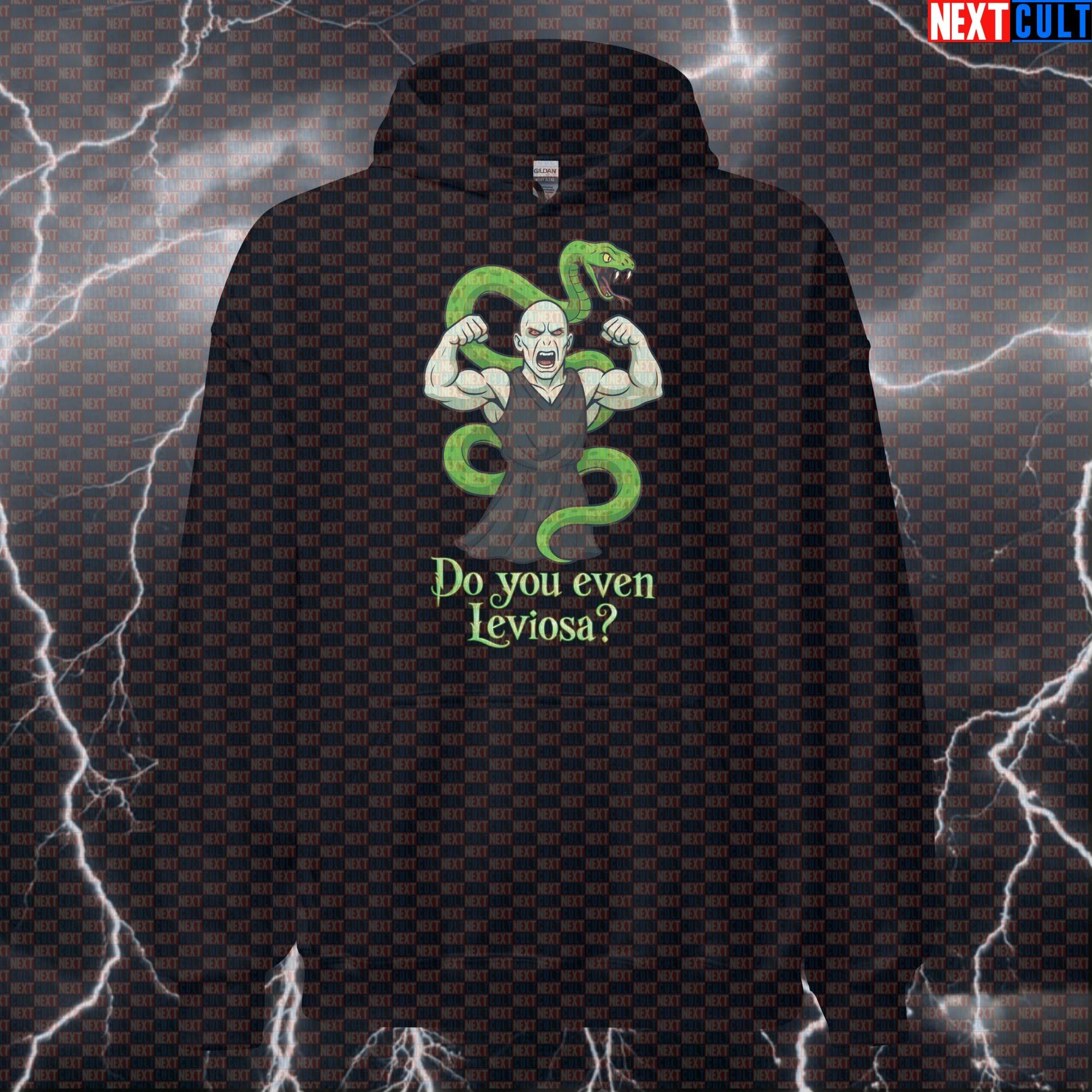Do You Even Leviosa? Funny Gym Hoodie | Swoledemort Harry Potter Workout Pullover Hoodies Bodybuilding Books Films Fitness Gym Harry Potter Powerlifting Pump Cover Workout Next Cult Brand