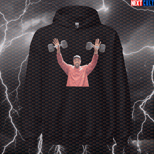 Kanye Lifters Funny Gym Hoodie | Hip Hop Workout Pullover & Pump Cover Hoodies Bodybuilding Fitness Gym Hip Hop Kanye West Pump Cover Workout Next Cult Brand