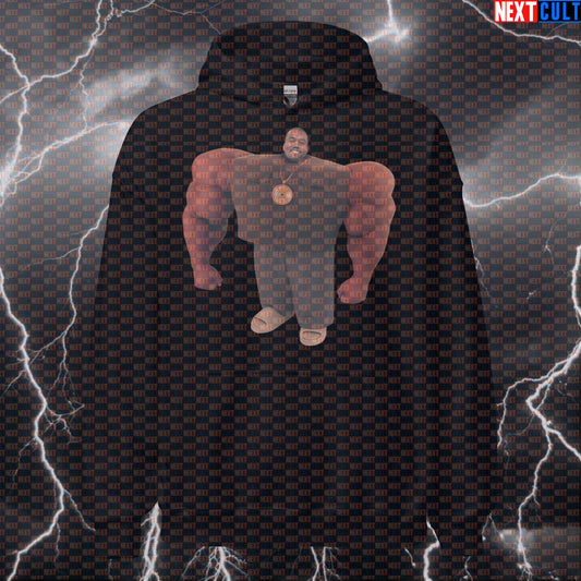 I Love It Big Pump Kanye Hoodie | Funny Gym Meme Hooded Sweatshirt Hoodies Bodybuilding Fitness Gym Hip Hop Kanye West Pump Cover Workout Next Cult Brand