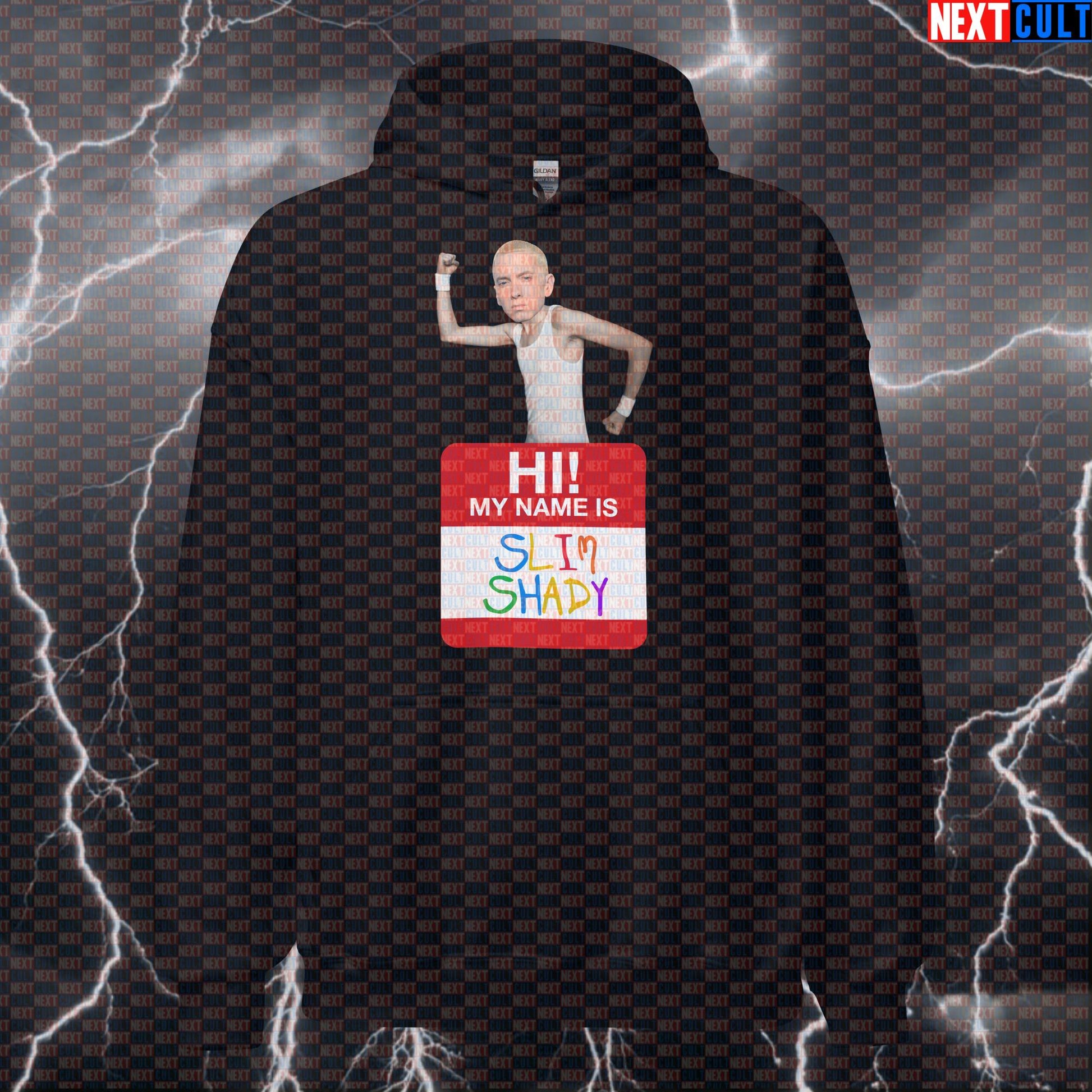 Slim Shady Gymbro Funny Workout Hoodie | Skinny Lifter Bodybuilding Parody Pullover Hoodies Bodybuilding Eminem Fitness Gym Hip Hop Pump Cover Workout Next Cult Brand