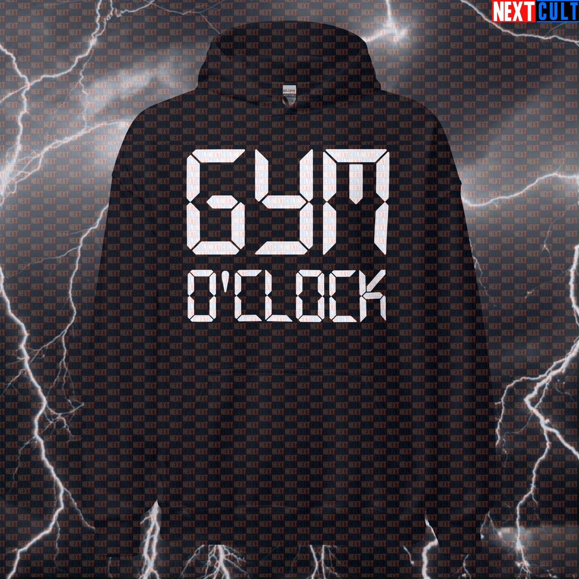Gym O'Clock Hoodie | Funny Workout Hoodie For Lifters & Fitness Meme Fans | Hooded Sweatshirt Pump Cover Bodybuilding Fitness Gym Powerlifting Pump Cover Workout Next Cult Brand