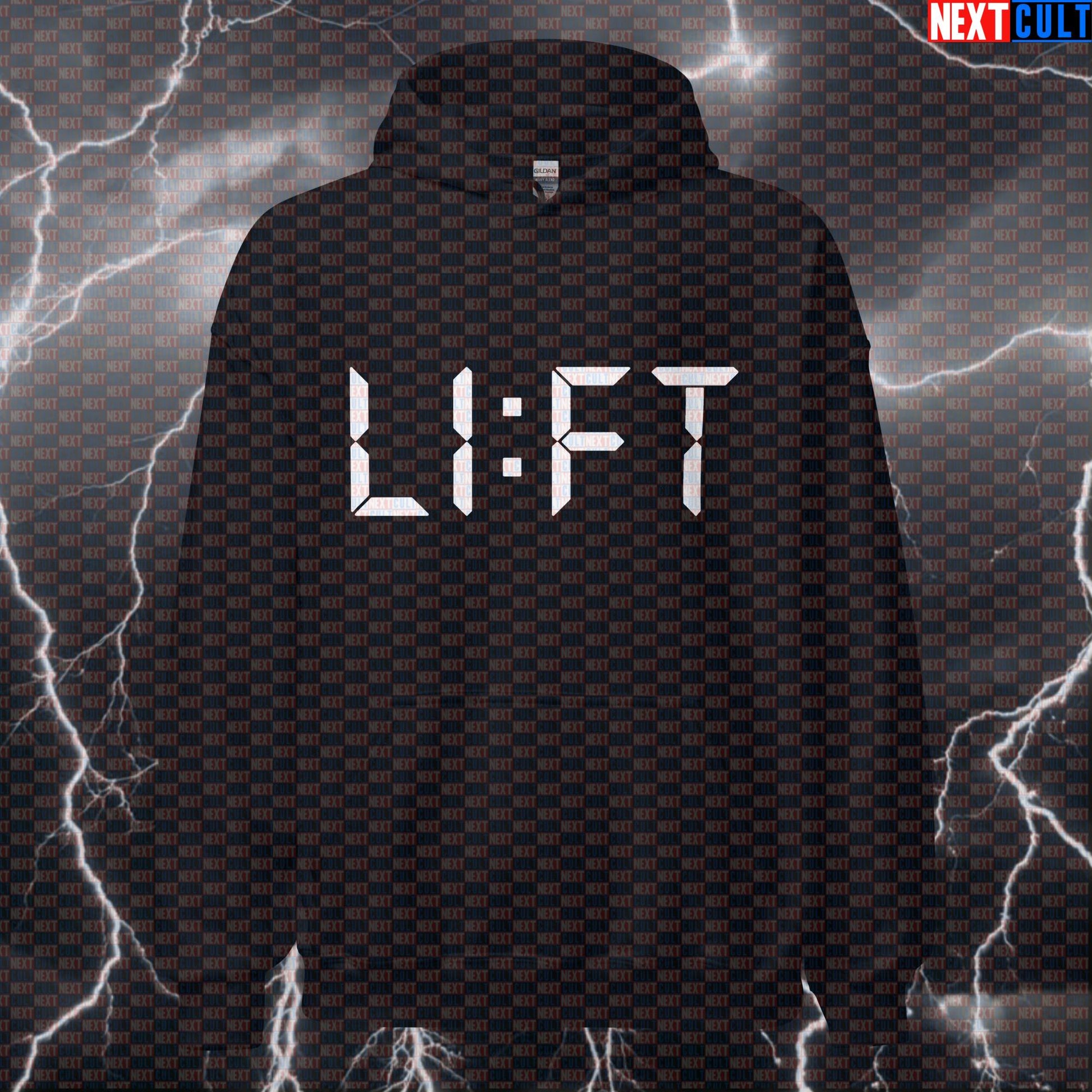 Lift O'Clock Gym Hoodie | Funny Workout Hoodie For Bodybuilding Gains | Gym Time Meme Pullover Bodybuilding Fitness Gym Powerlifting Pump Cover Workout Next Cult Brand