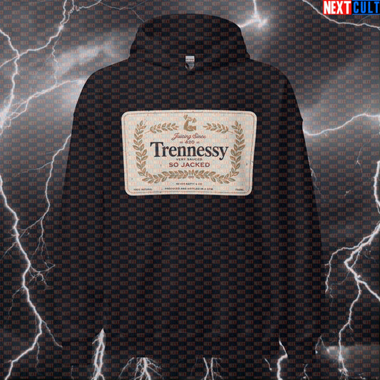 Funny Trennessy Gym Hoodie - Enhanced Lifter Meme Hooded Sweatshirt Saucy Pump Cover Bodybuilding Fitness Gym Pump Cover Steroids Workout Next Cult Brand