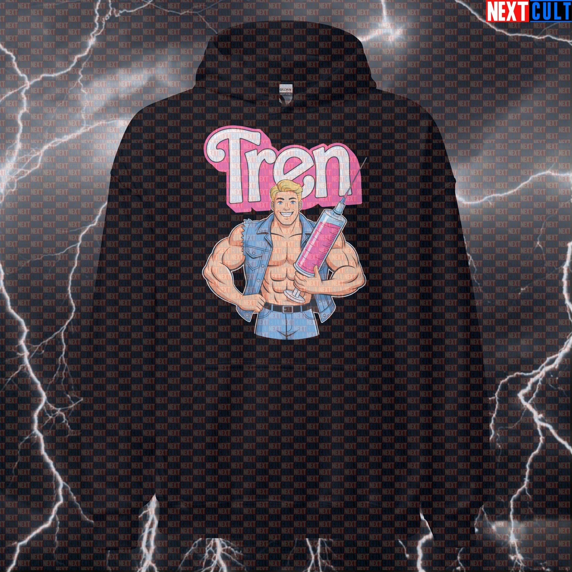 Swole Ken Tren Gym Meme Hoodie | Funny Not Natty Ken Workout Hoodie Pump Cover Bodybuilding Films Fitness Gym Ken Pump Cover Steroids Workout Next Cult Brand