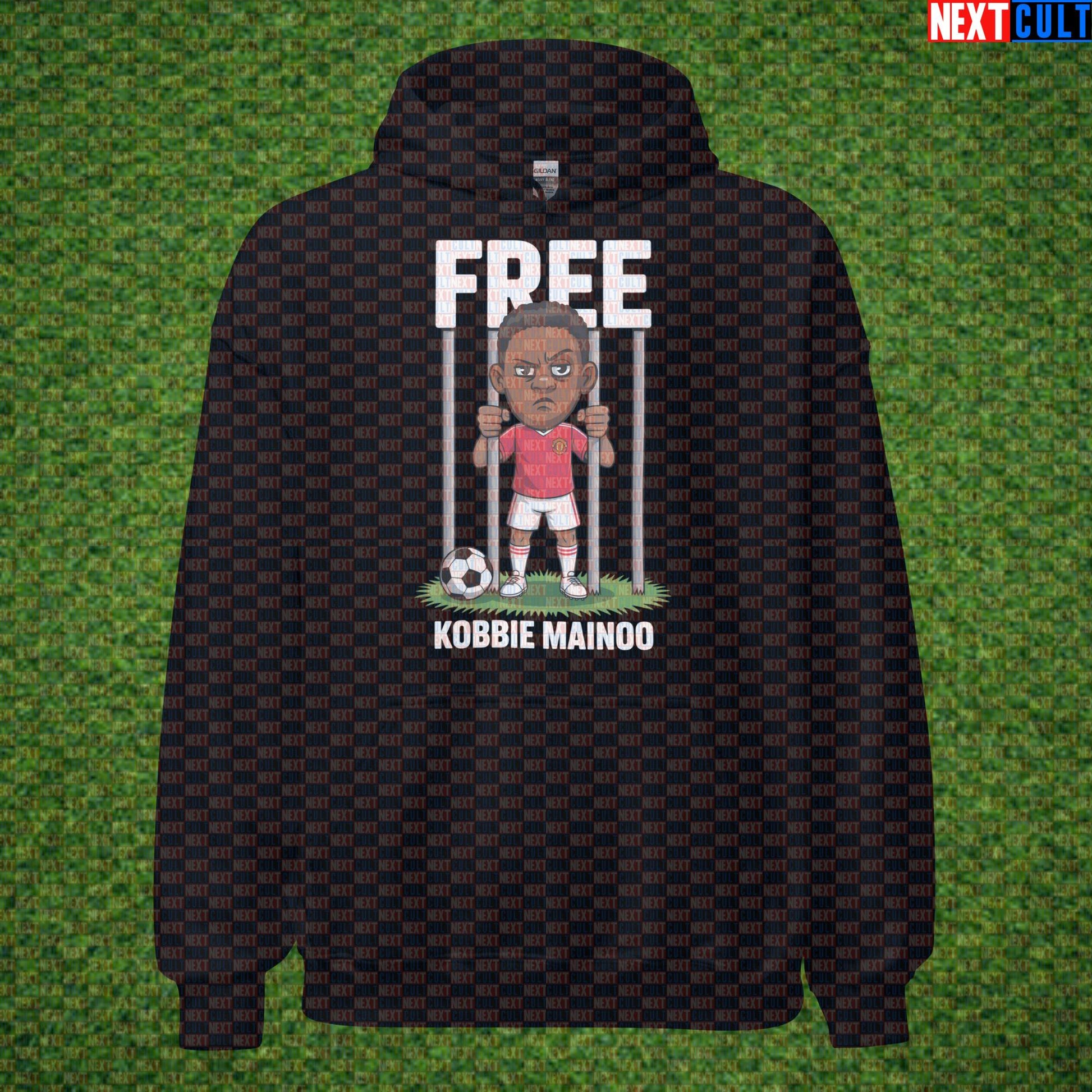 Free Kobbie Mainoo Hoodie | Manchester United Let Him Cook Meme Hooded Sweatshirt Black Hoodies Football Kobbie Mainoo Manchester United Next Cult Brand