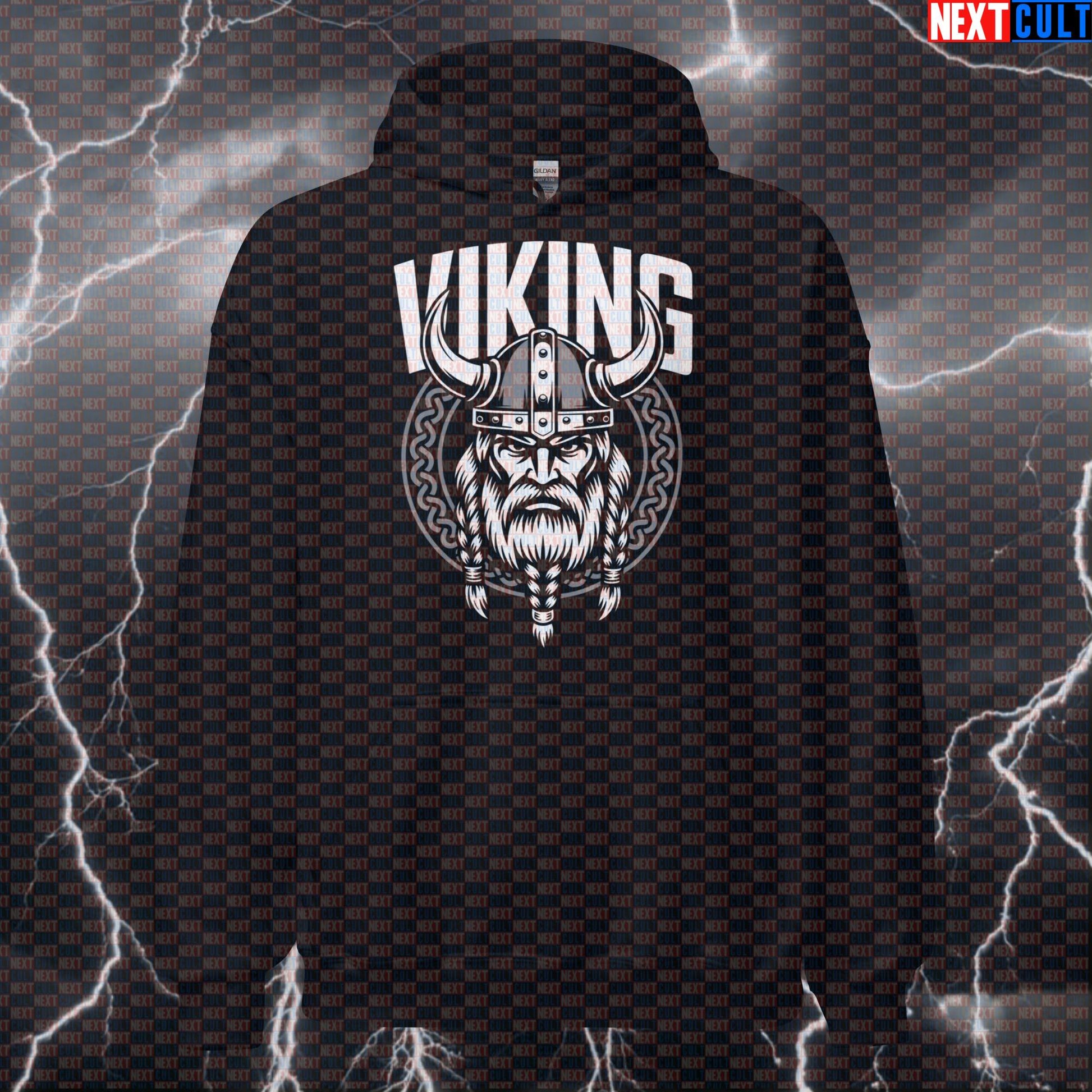 Funny Viking Gym Hoodie - Norse Lifters Pump Cover Hooded Sweatshirt Jumper for Workouts & Gains Hoodies Fitness Gym Pump Cover Vikings Workout Next Cult Brand