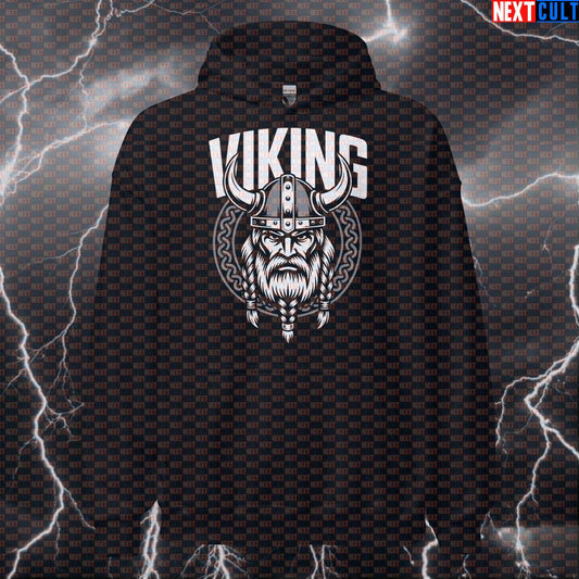Funny Viking Gym Hoodie - Norse Lifters Pump Cover Hooded Sweatshirt Jumper for Workouts & Gains Hoodies Fitness Gym Pump Cover Vikings Workout Next Cult Brand
