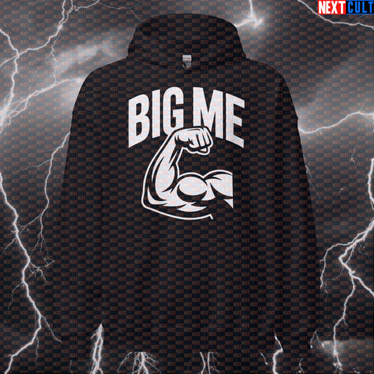 Big Me Foo Fighters Funny Gym Hoodie - Foo Fighters Big Gains Hooded Sweatshirt Pump Cover Hoodies Bodybuilding Fitness Foo Fighters Gym Pump Cover Rock Music Workout Next Cult Brand