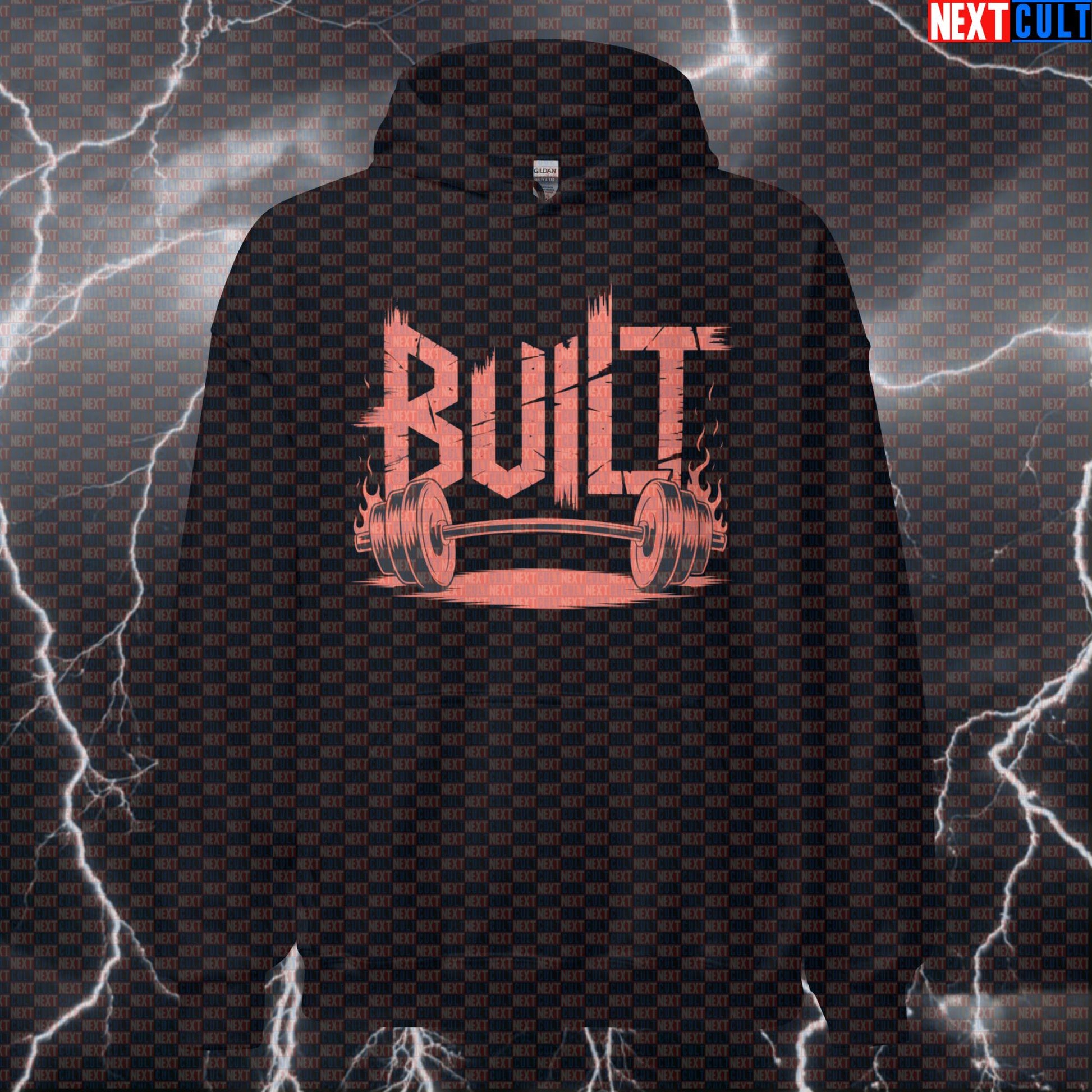 Built for the Gym Funny Korn Gym Hoodie - Heavy Metal Pump Cover Hooded Sweatshirt for Bodybuilding Hoodies Next Cult Brand