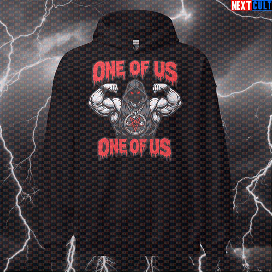 One of Us One of Us Gym Cult Member Funny Gym Hoodie Meme Bodybuilding Powerlifting Workout Gym Hoodie Hoodies Bodybuilding Fitness Gym Powerlifting Pump Cover Workout Next Cult Brand