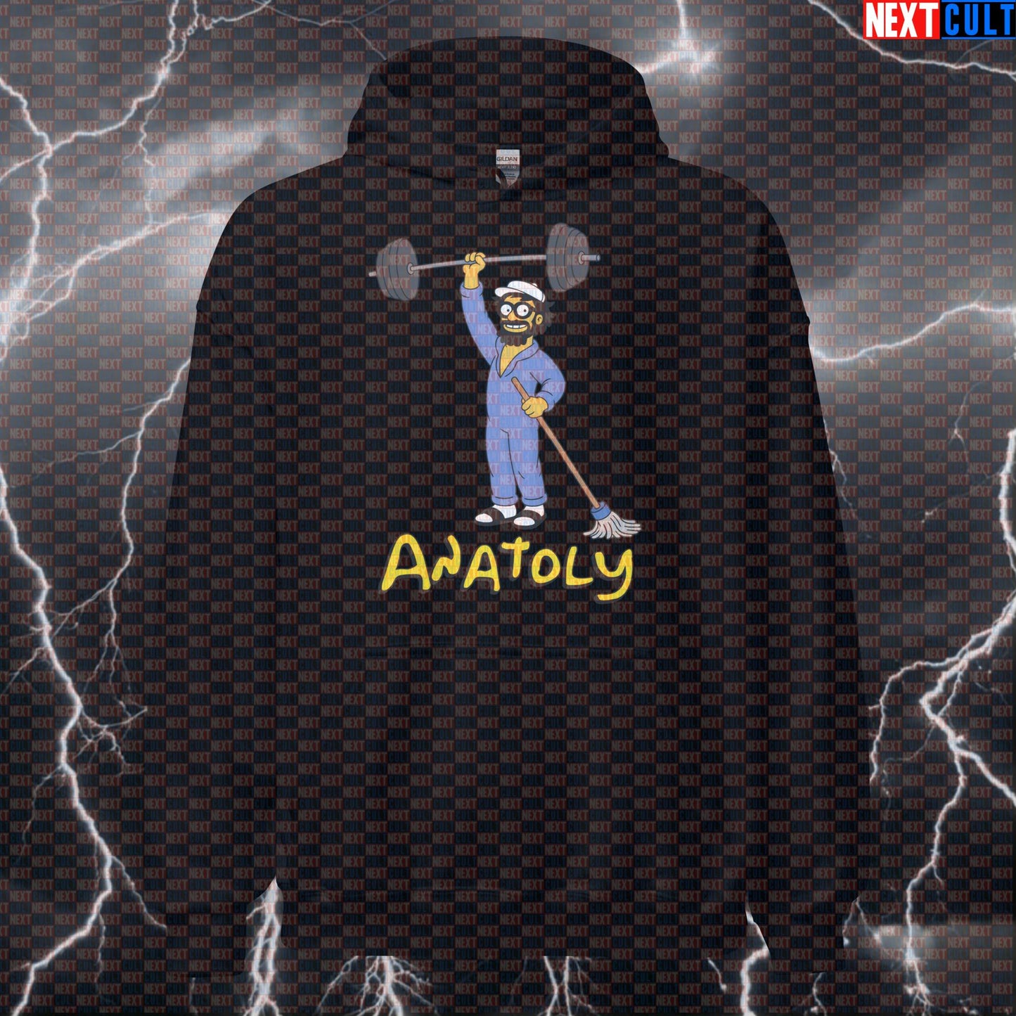 Anatoly Funny Gym Hoodie Hooded Sweatshirt Pullover Pump Cover Workout Top for Lifters Gymbros Meme Fans Hoodies Next Cult Brand