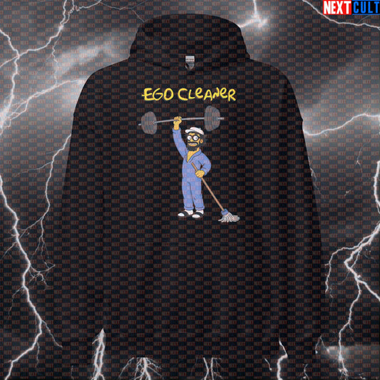 Ego Cleaner Anatoly Funny Gym Hoodie Hooded Sweatshirt Pullover Pump Cover for Powerlifting Gym Bros Hoodies Anatoly Bodybuilding Fitness Gym Powerlifting Pump Cover Workout Next Cult Brand