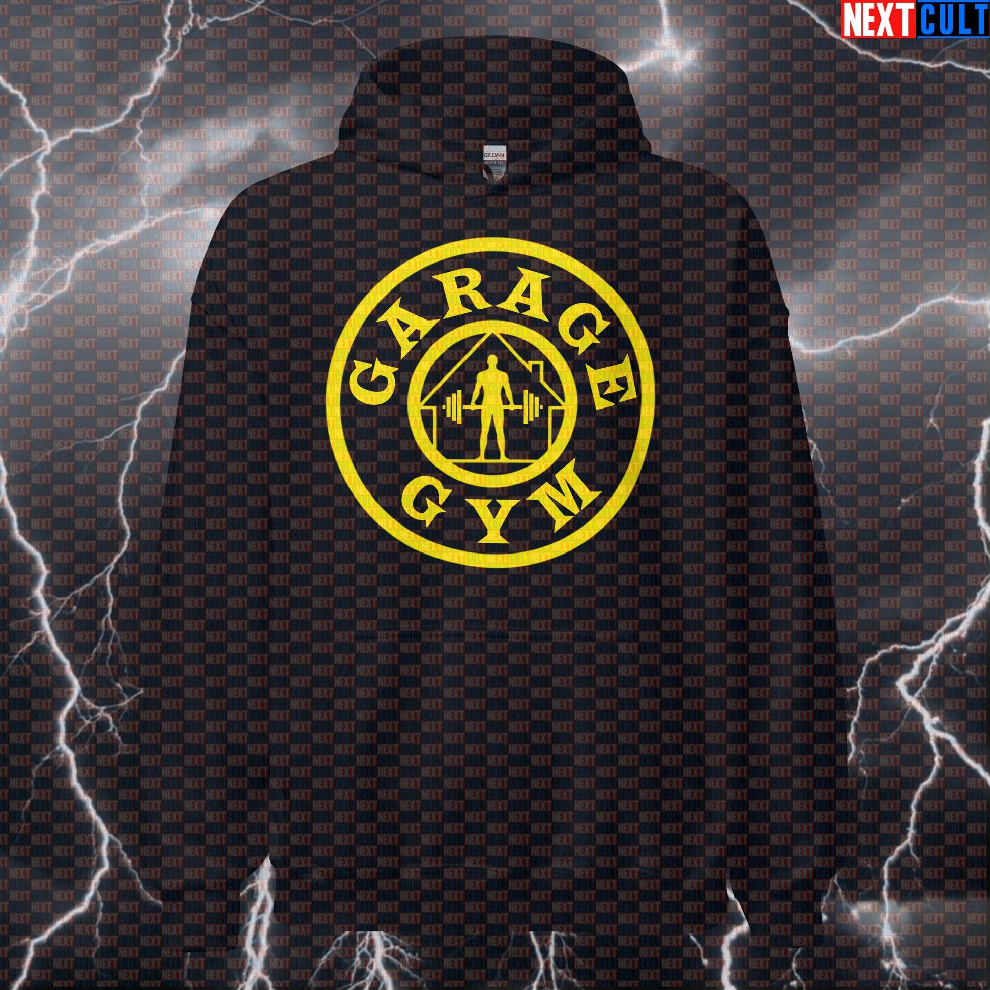 Funny Garage Gym Hoodie Hooded Sweatshirt Pullover Pump Cover for Lifters Garage Workout Gymbros Hoodies Next Cult Brand