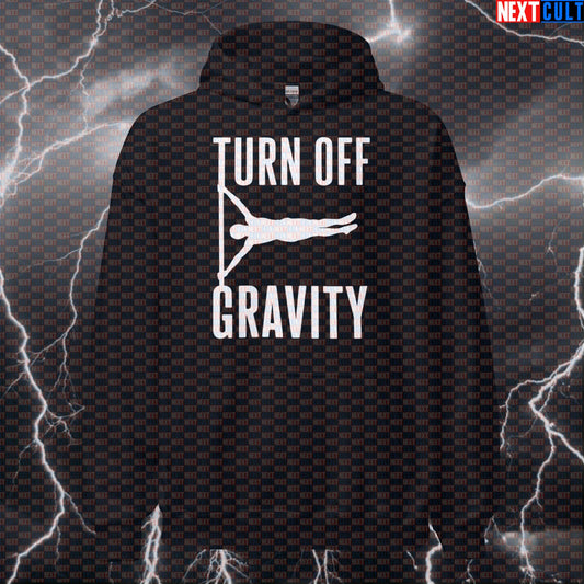 Turn Off Gravity Funny Calisthenics Gym Hoodie Pump Cover Hooded Sweatshirt for Human Flag Street Workout Athletes Hoodies Next Cult Brand