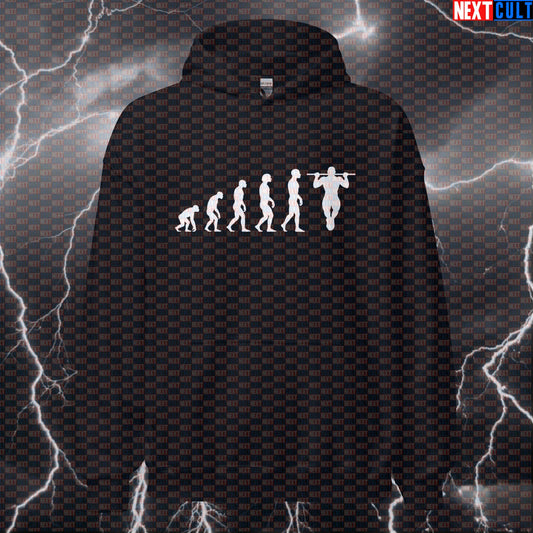Calisthenics Evolution Funny Gym Hoodie Hooded Sweatshirt Pullover Pump Cover for Pullups Lovers Hoodies Next Cult Brand