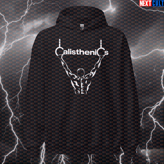 Funny Calisthenics Gym Hoodie Pump Cover Hooded Sweatshirt Pullover for Bodyweight Workout and Fitness Lovers Calisthenics Fitness Gym Pump Cover Workout Next Cult Brand