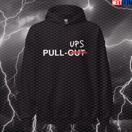 Pull Up Not Out Funny Gym Hoodie Hooded Sweatshirt Pullover Pump Cover for Calisthenics Pullup Fans Bodybuilding Calisthenics Fitness Gym Pump Cover Workout Next Cult Brand
