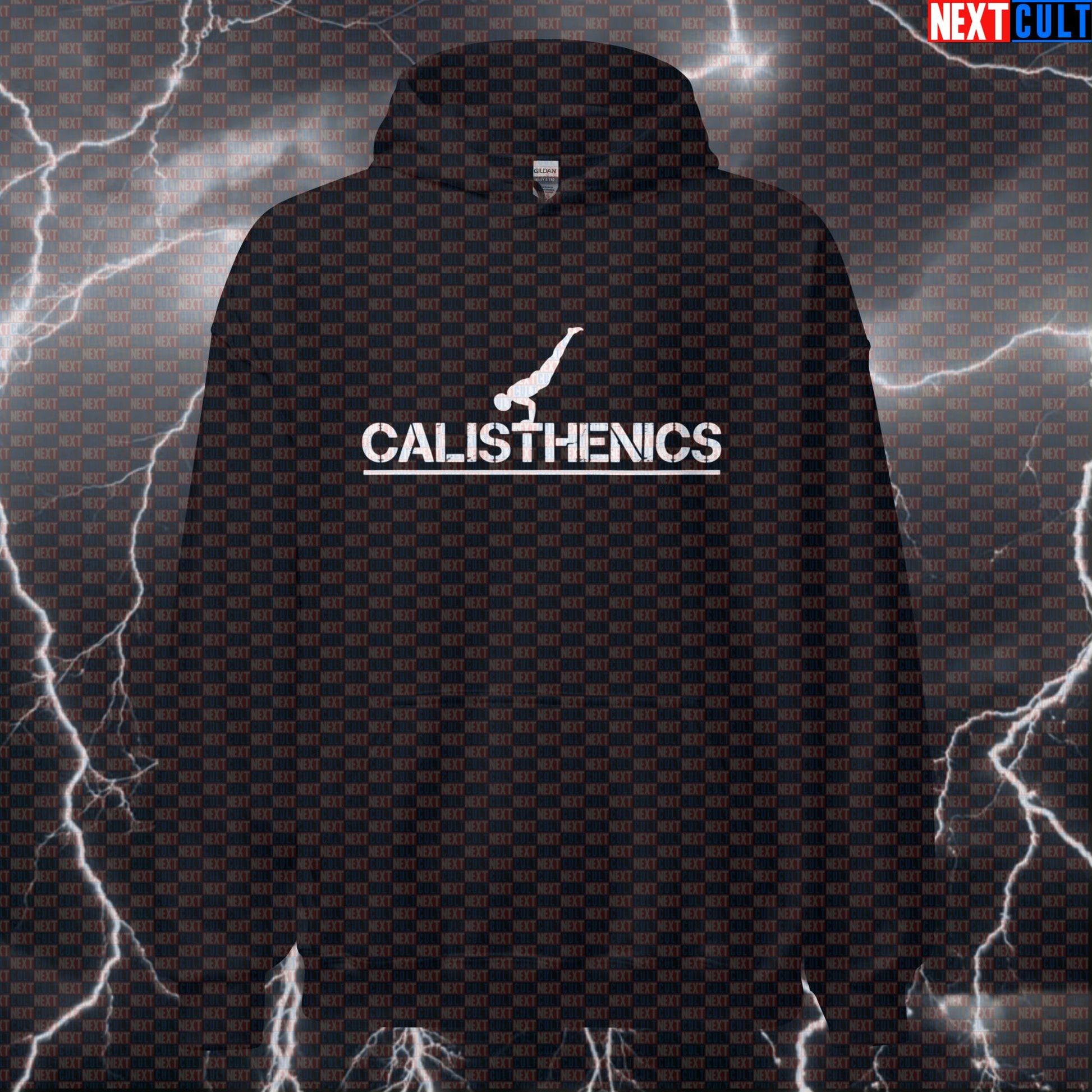 Funny Calisthenics Gym Hoodie Hooded Sweatshirt Pullover Pump Cover for Bodyweight Workout Fitness Lovers Hoodies Next Cult Brand