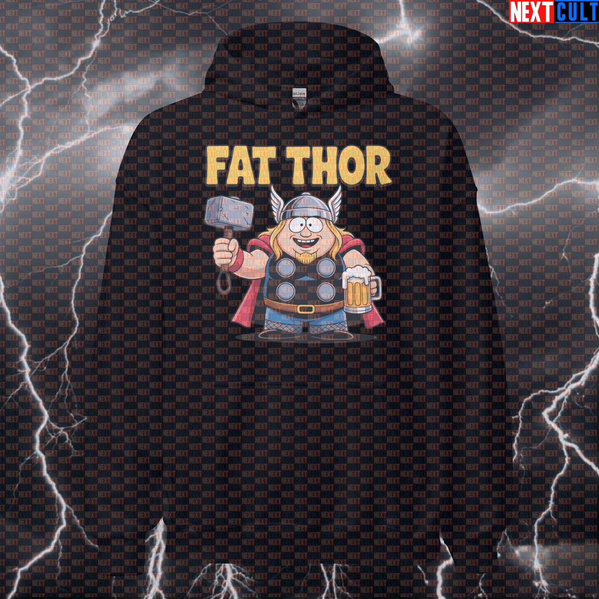 Fat Thor Funny Gym Hoodie Beer Lifting Gymbro Pump Cover Hooded Sweatshirt Workout Hoodie for Lifters Hoodies Next Cult Brand