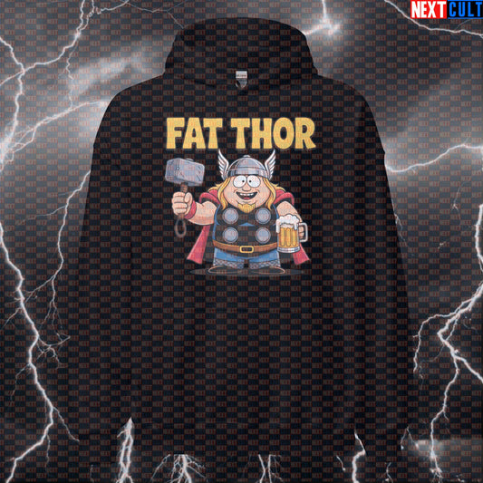 Fat Thor Funny Gym Hoodie Beer Lifting Gymbro Pump Cover Hooded Sweatshirt Workout Hoodie for Lifters Hoodies Next Cult Brand