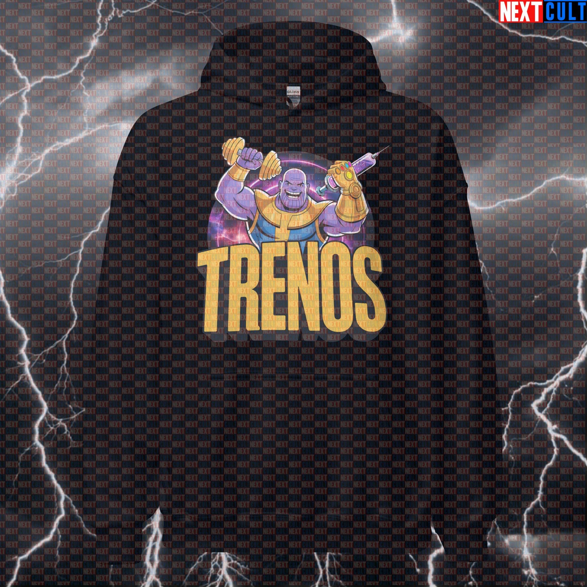 Trenos Not Natty Funny Gym Hoodie Pump Cover Hooded Sweatshirt Pullover for Lifters Gymbros Tren Steroid Meme Hoodies Next Cult Brand