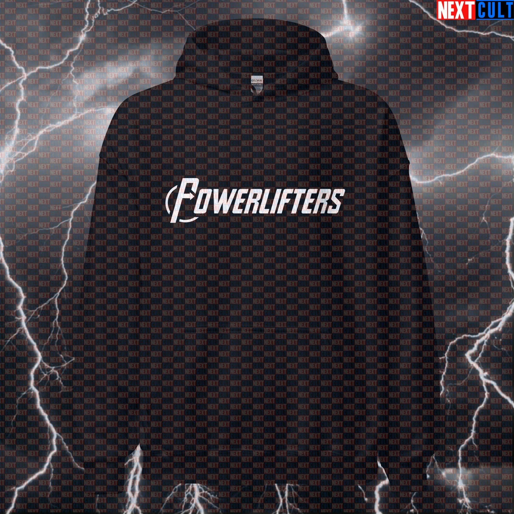 Funny Avengers Powerlifting Gym Hoodie Hooded Sweatshirt Pullover Pump Cover for Gym Bros Superhero Workout Fans Hoodies Next Cult Brand