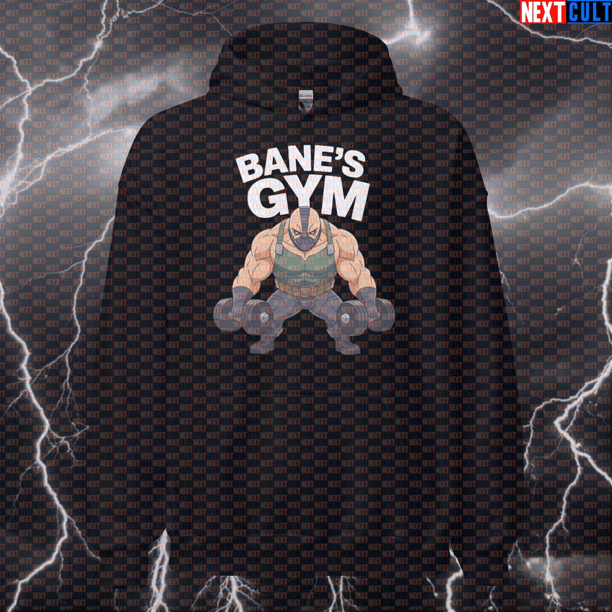 Bane’s Gym Hero Funny Gym Hoodie Hooded Sweatshirt Pullover Pump Cover for Lifters Comic Villain Workout Fans Hoodies Next Cult Brand