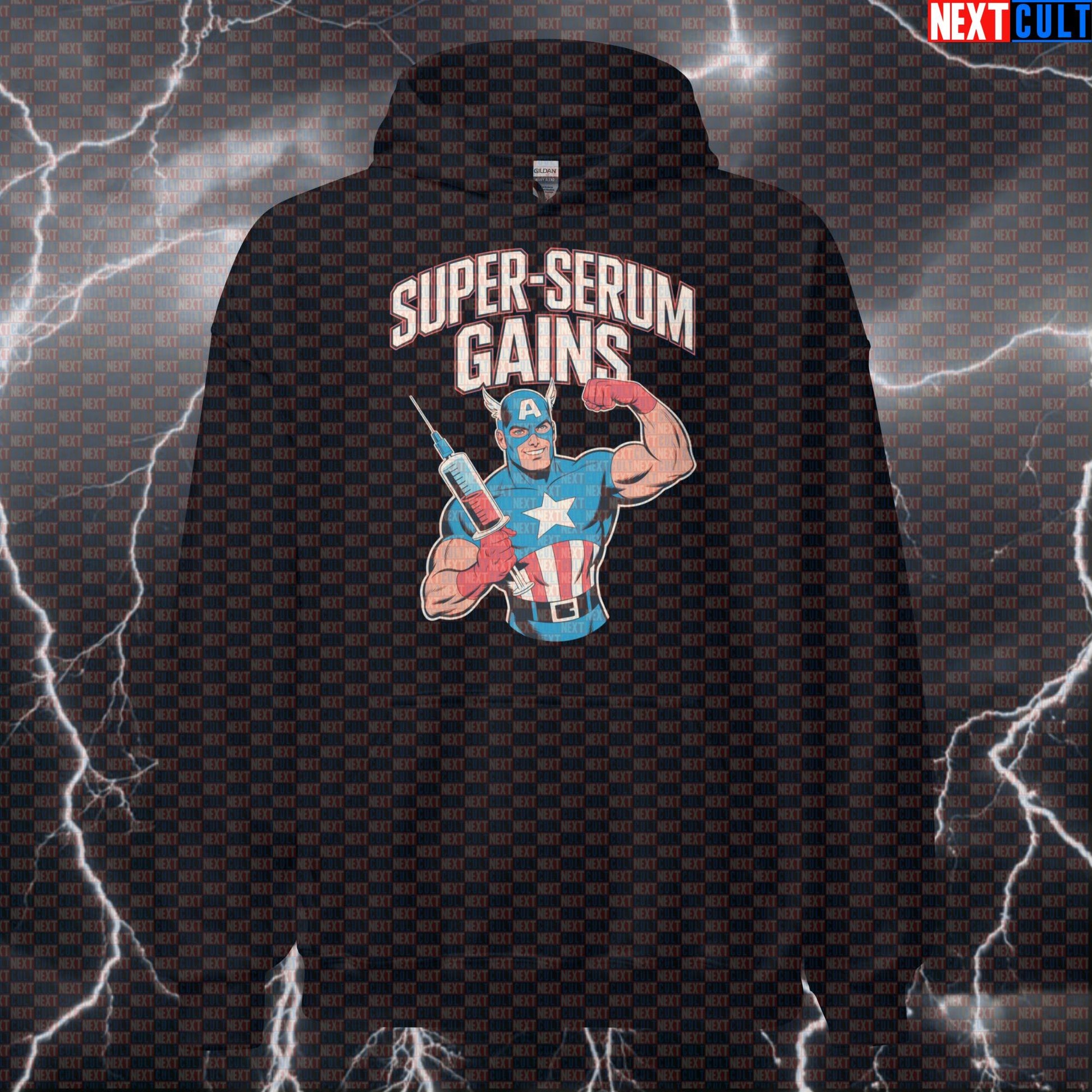Super Serum Not Natty Funny Gym Hoodie Hooded Sweatshirt Pullover Pump Cover for Lifters Captain Fans Hoodies Next Cult Brand
