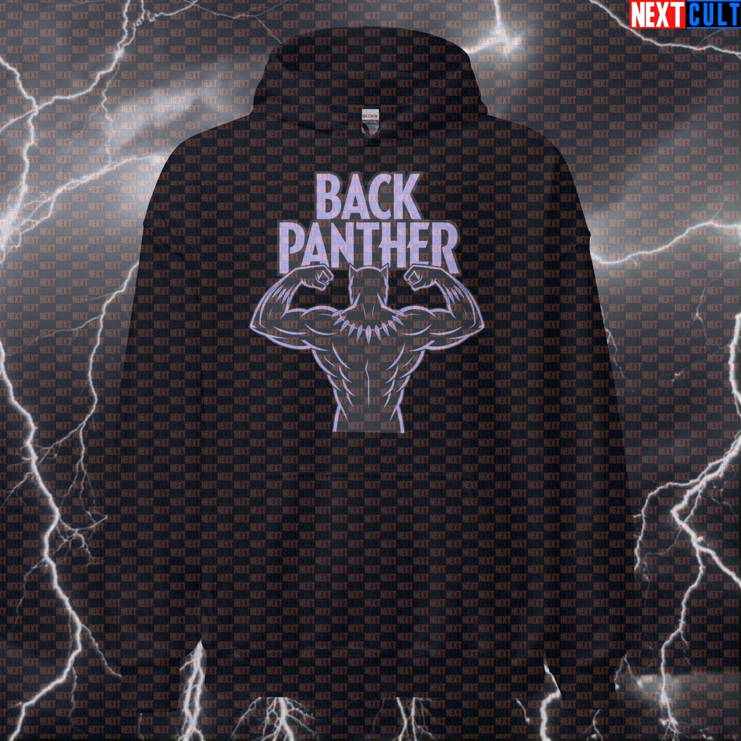 Black Panther Big Back Gym Hoodie Funny Workout Hoodie Pump Cover Pullover Hooded Sweatshirt Gym Top Hoodies Next Cult Brand