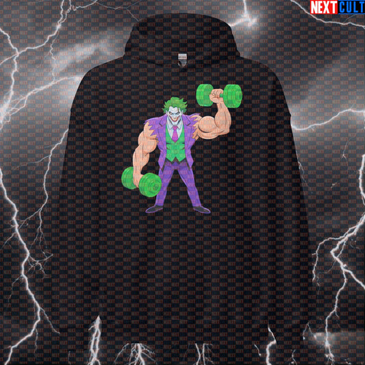 Jacked Joker Gym Hoodie Funny Swole Villain Hooded Sweatshirt Pump Cover Pullover Workout Hoodie Top Hoodies Next Cult Brand