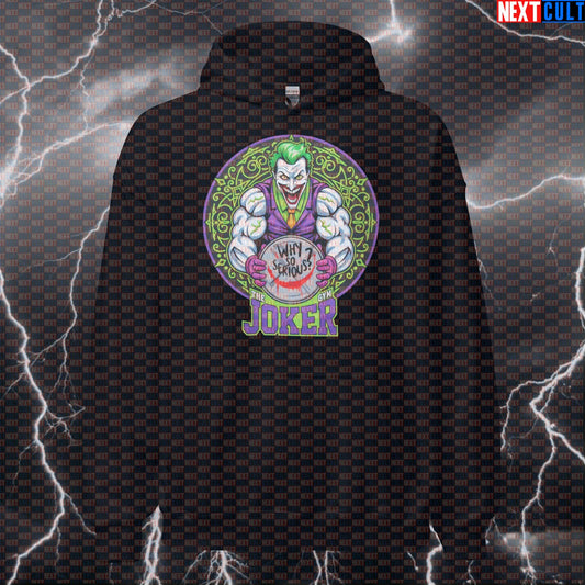 Jacked Joker Gym Hoodie Funny Workout Hoodie Pump Cover Hooded Sweatshirt for Gym Bros Fitness Meme Lovers Hoodies Next Cult Brand