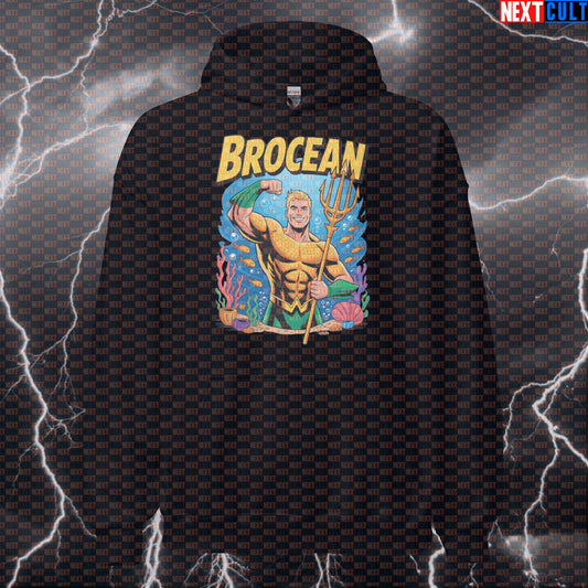 Brocean Gym Hero Funny Aquaman Workout Hoodie Pump Cover Hooded Sweatshirt for Gymbros Lifters Pullover Hoodies Next Cult Brand