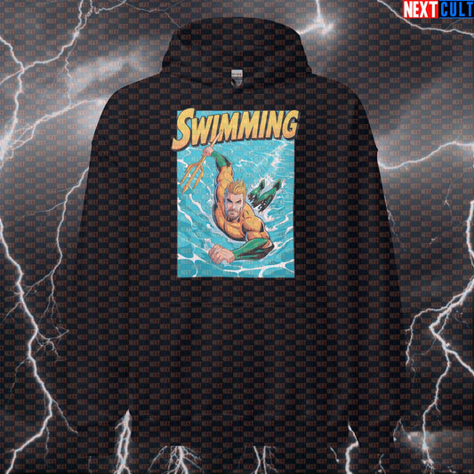 Funny Aquaman Gym Hoodie Pump Cover Hooded Sweatshirt Pullover Workout Hoodie for Swimming Cardio Fitness Fans Hoodies Next Cult Brand