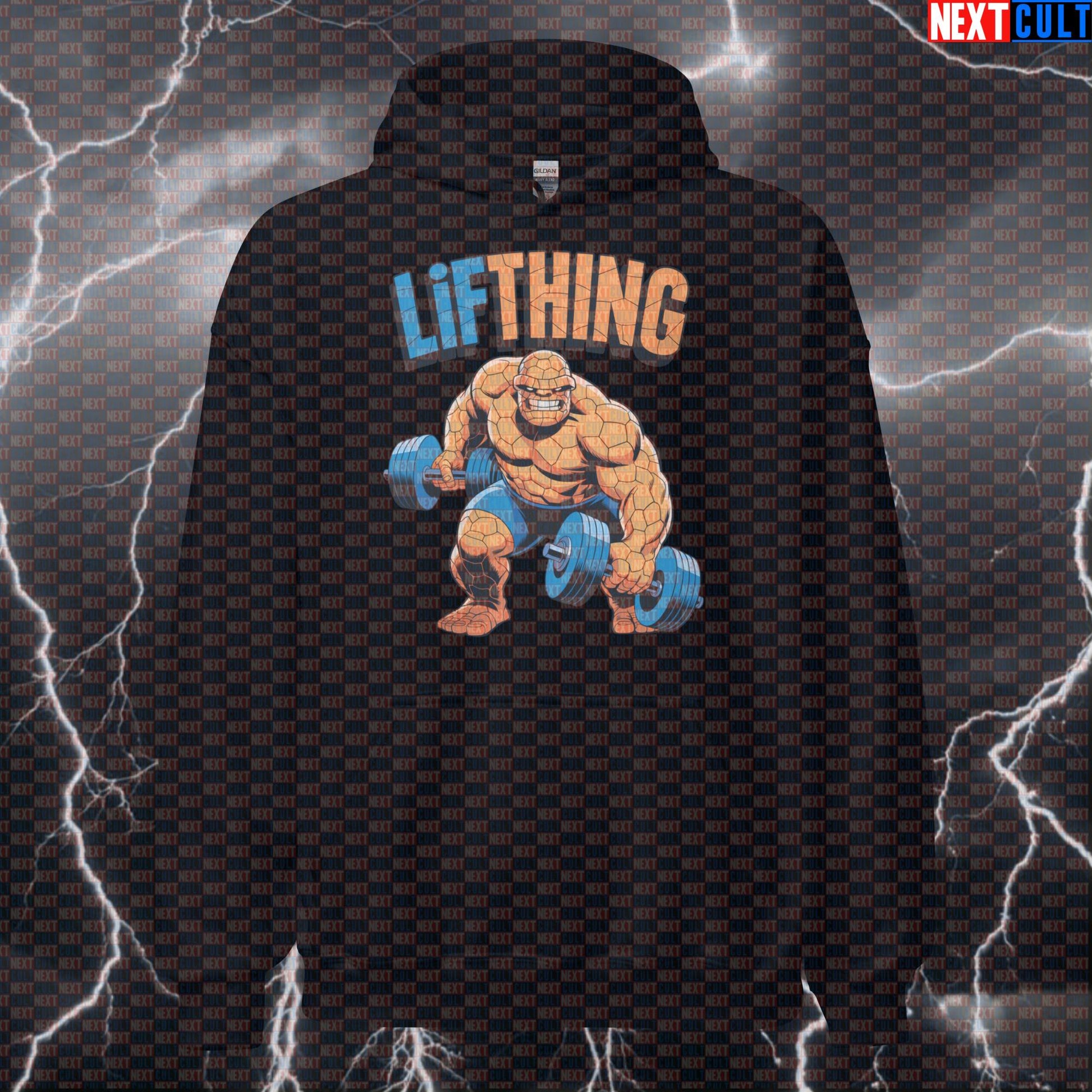 Funny Gym Hoodie The Thing Pump Cover Hooded Sweatshirt Workout Pullover Fantastic Four Gym Hoodie Top Hoodies Next Cult Brand