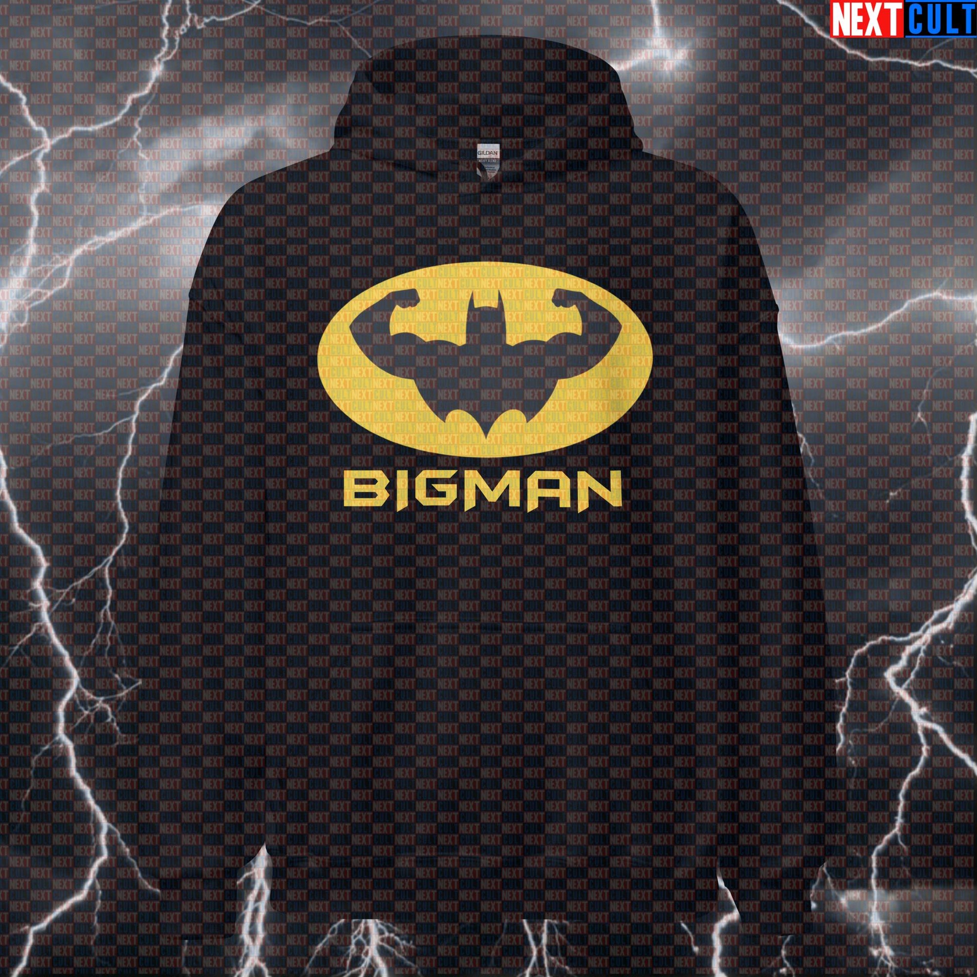 Big Man Batman Gym Hero Funny Gym Hoodie Pump Cover Hooded Sweatshirt Pullover Workout Hoodie Top Hoodies Next Cult Brand