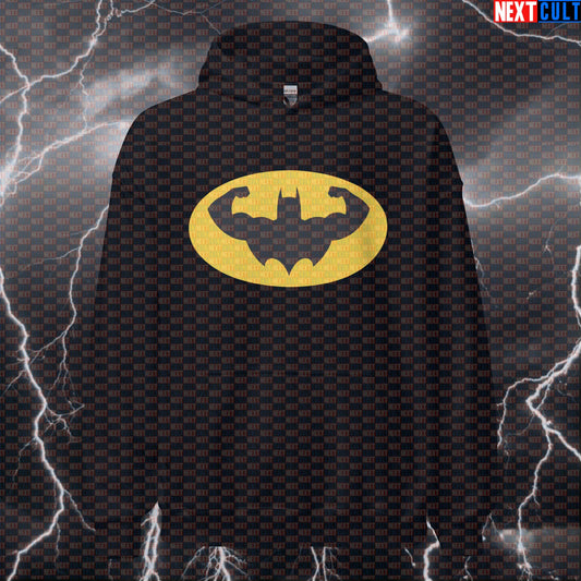 Funny Swole Batman Gym Hoodie Pump Cover Hooded Sweatshirt Pullover Workout Hoodie for Gymbros Lifters Hoodies Next Cult Brand