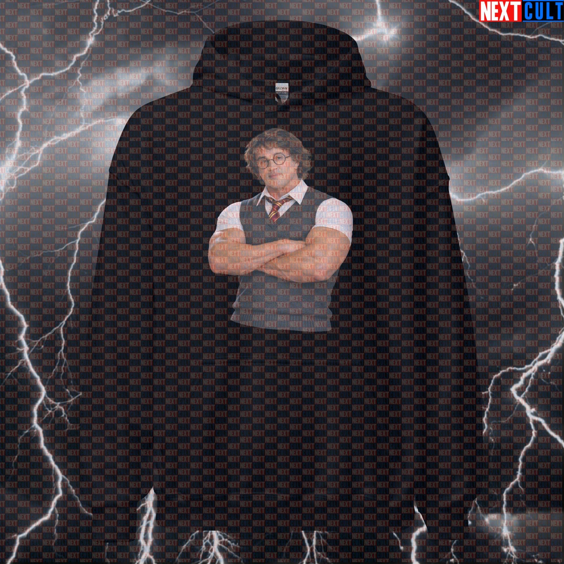 The Boy Who Lifted Funny Gym Hoodie Rocky Potter Harry Potter Sylvester Stallone Workout Hoodie Fitness Hoodies Next Cult Brand