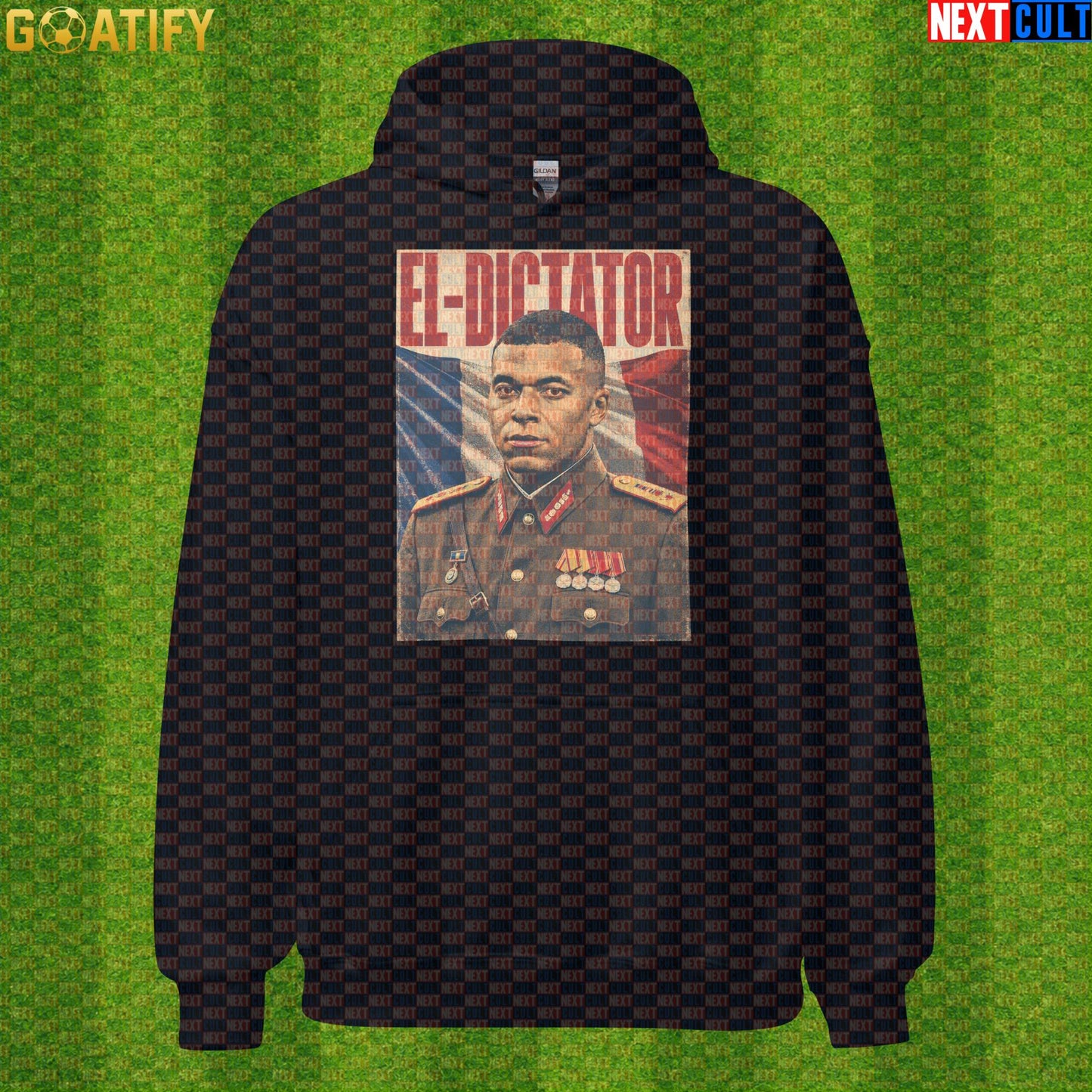 Kylian Mbappe Hoodie – El Dictator Vintage Football Meme Pullover for Real Madrid Fans |  | ["Football", "France", "Kylian Mbappe", "PSG", "Real Madrid", "Soccer"]
