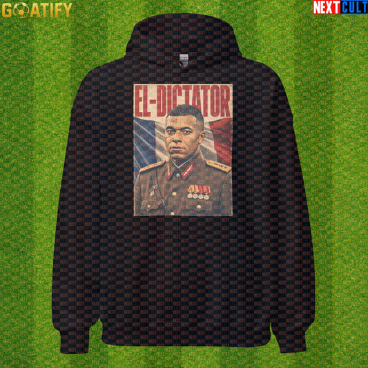 Kylian Mbappe Hoodie – El Dictator Vintage Football Meme Pullover for Real Madrid Fans Black Hoodies Next Cult Brand