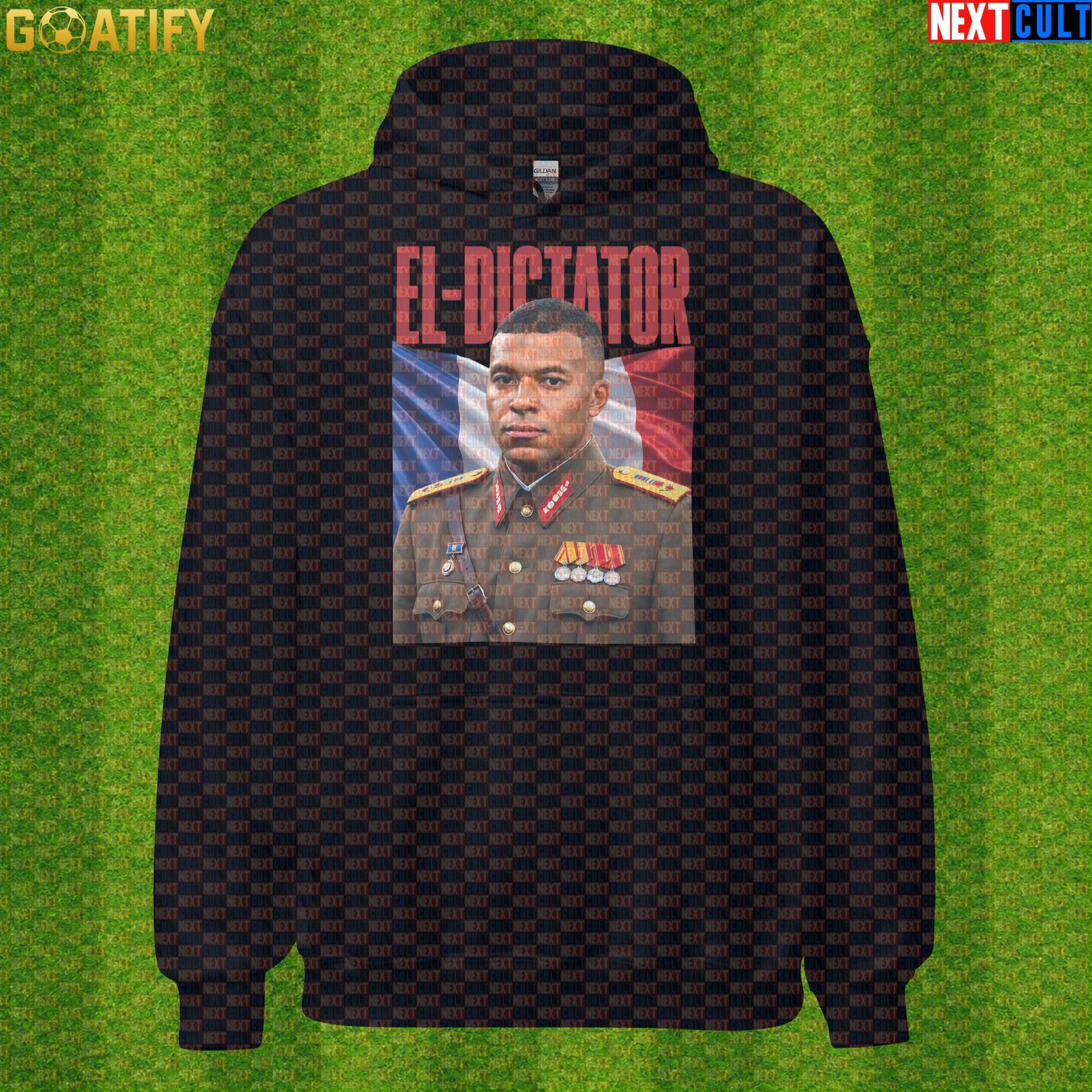 Kylian Mbappe Hoodie – El Dictator Football Meme Pullover for Real Madrid Supporters |  | ["Football", "France", "Kylian Mbappe", "PSG", "Real Madrid", "Soccer"]