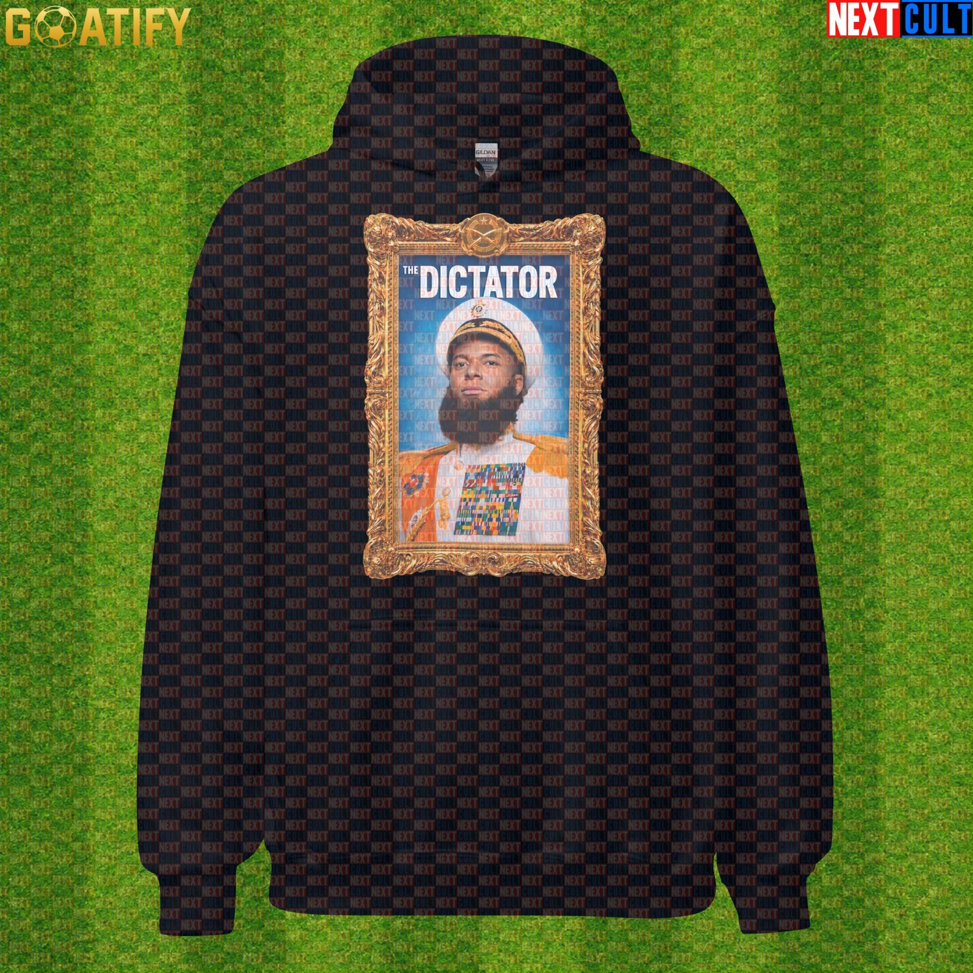 Kylian Mbappe Hoodie – The Dictator Football Meme Pullover for Real Madrid Supporters Black Next Cult Brand