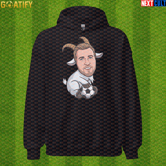 Harry Kane Hoodie – GOAT Striker Pullover for Bayern Munich, England and Match Day Fans Black Hoodies Next Cult Brand