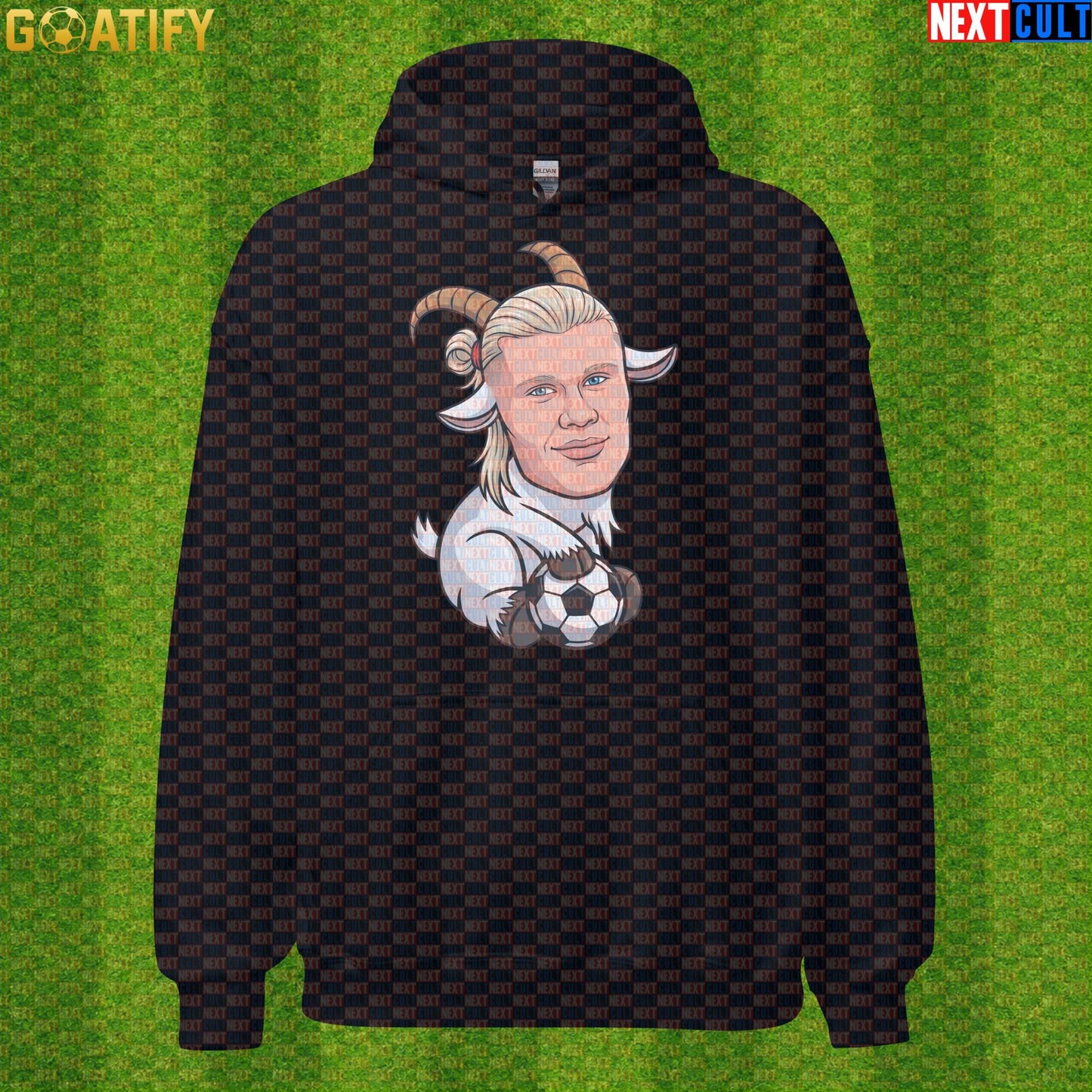 Erling Haaland Hoodie – Goal Machine Football Pullover for Man City and World Cup Fans |  | ["Borussia Dortmund", "Erling Haaland", "Football", "Manchester City", "Norway", "Soccer"]