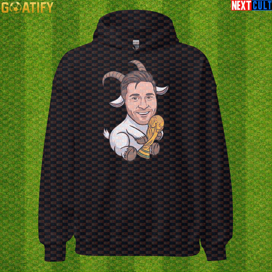 Lionel Messi Hoodie – Champion GOAT Pullover for Argentina and Inter Miami Supporters |  | ["Argentina", "Barcelona", "Football", "Inter Miami", "Lionel Messi", "Soccer"]