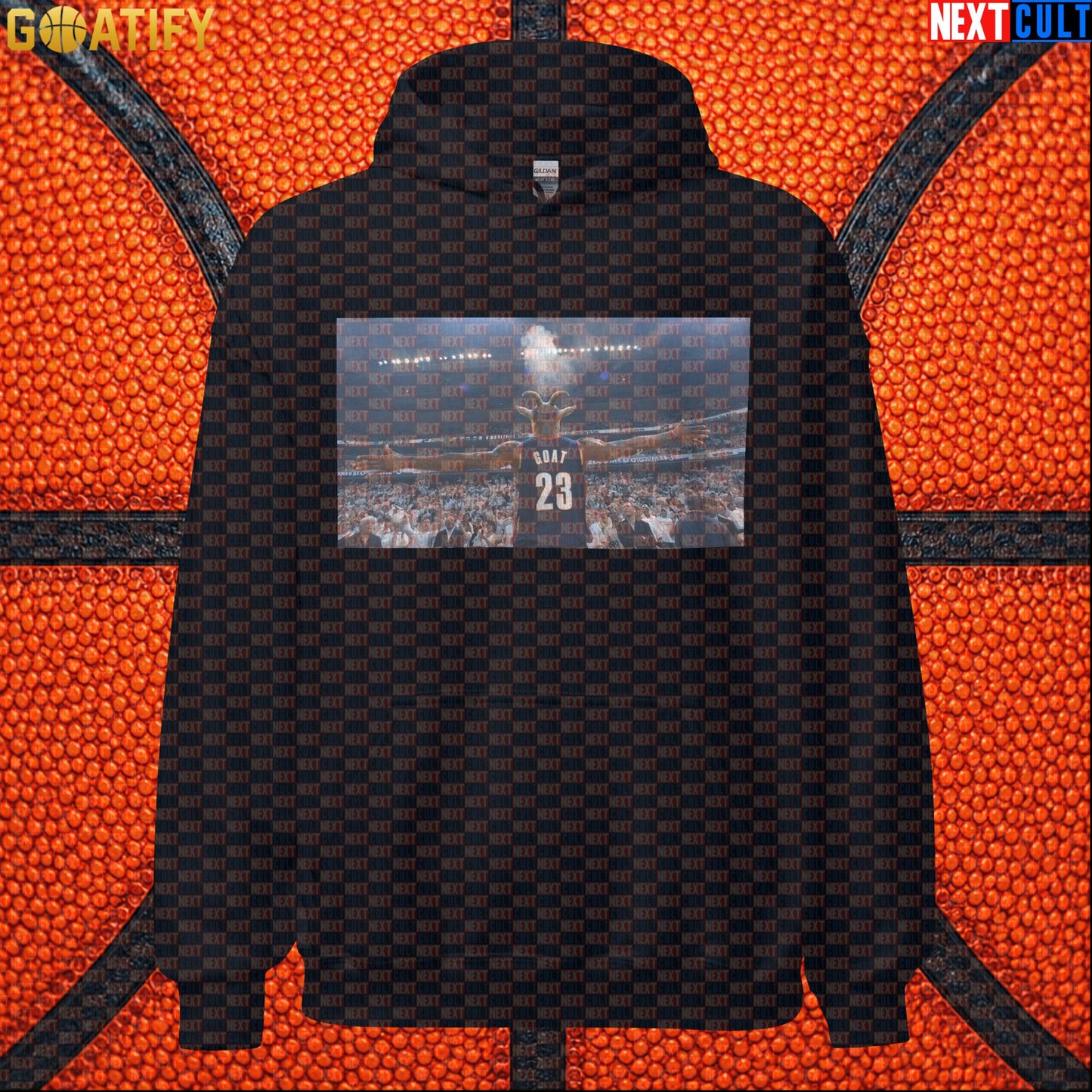 LeBron James Hoodie – GOAT Chalk Toss Pullover for Cleveland Cavaliers Match Days |  | ["Basketball", "Cleveland Cavaliers", "LeBron James", "NBA"]