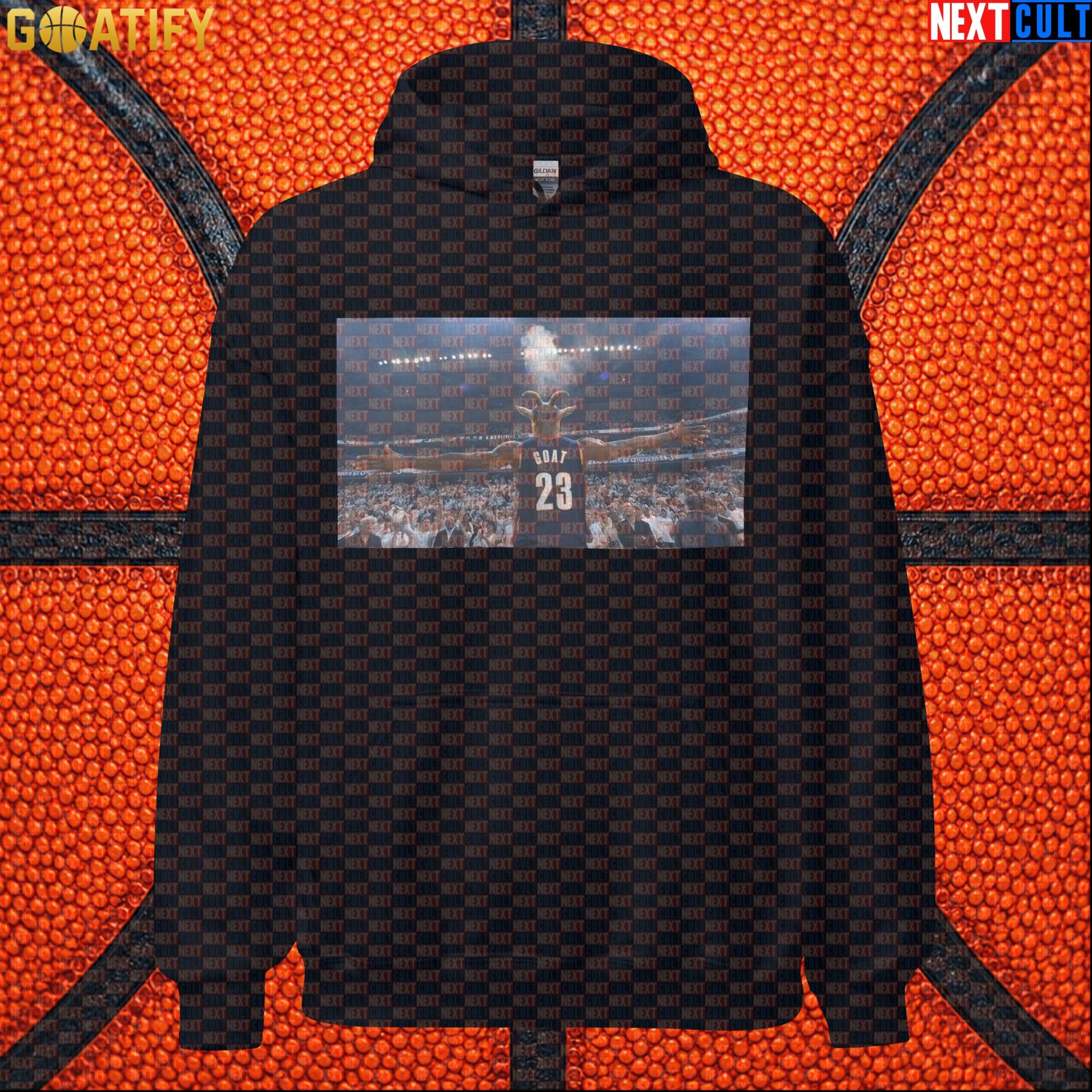 LeBron James Hoodie – GOAT Chalk Toss Pullover for Cleveland Cavaliers Match Days |  | ["Basketball", "Cleveland Cavaliers", "LeBron James", "NBA"]