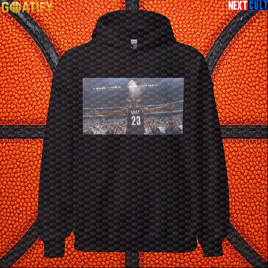 LeBron James Hoodie – GOAT Chalk Toss Pullover for Cleveland Cavaliers Match Days |  | ["Basketball", "Cleveland Cavaliers", "LeBron James", "NBA"]