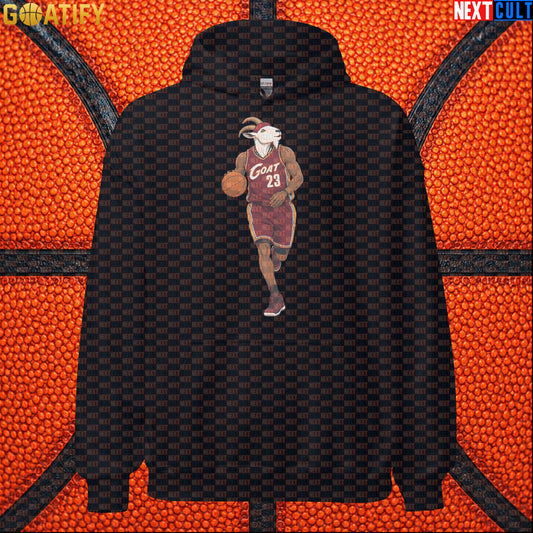 LeBron James Hoodie – Number 23 GOAT Pullover Gift for Cleveland Cavaliers Fans |  | ["Basketball", "Cleveland Cavaliers", "LeBron James", "NBA"]