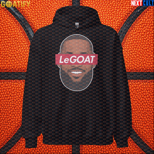 LeBron James Hoodie – LeGOAT Streetwear Pullover Gift for Basketball Fans and NBA Game Days |  | ["Basketball", "Cleveland Cavaliers", "LeBron James", "Los Angeles Lakers", "Miami Heat", "NBA"]